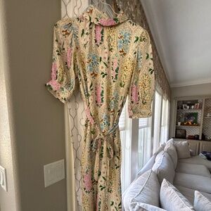 Hunter Bell 100% silk Floral Dress